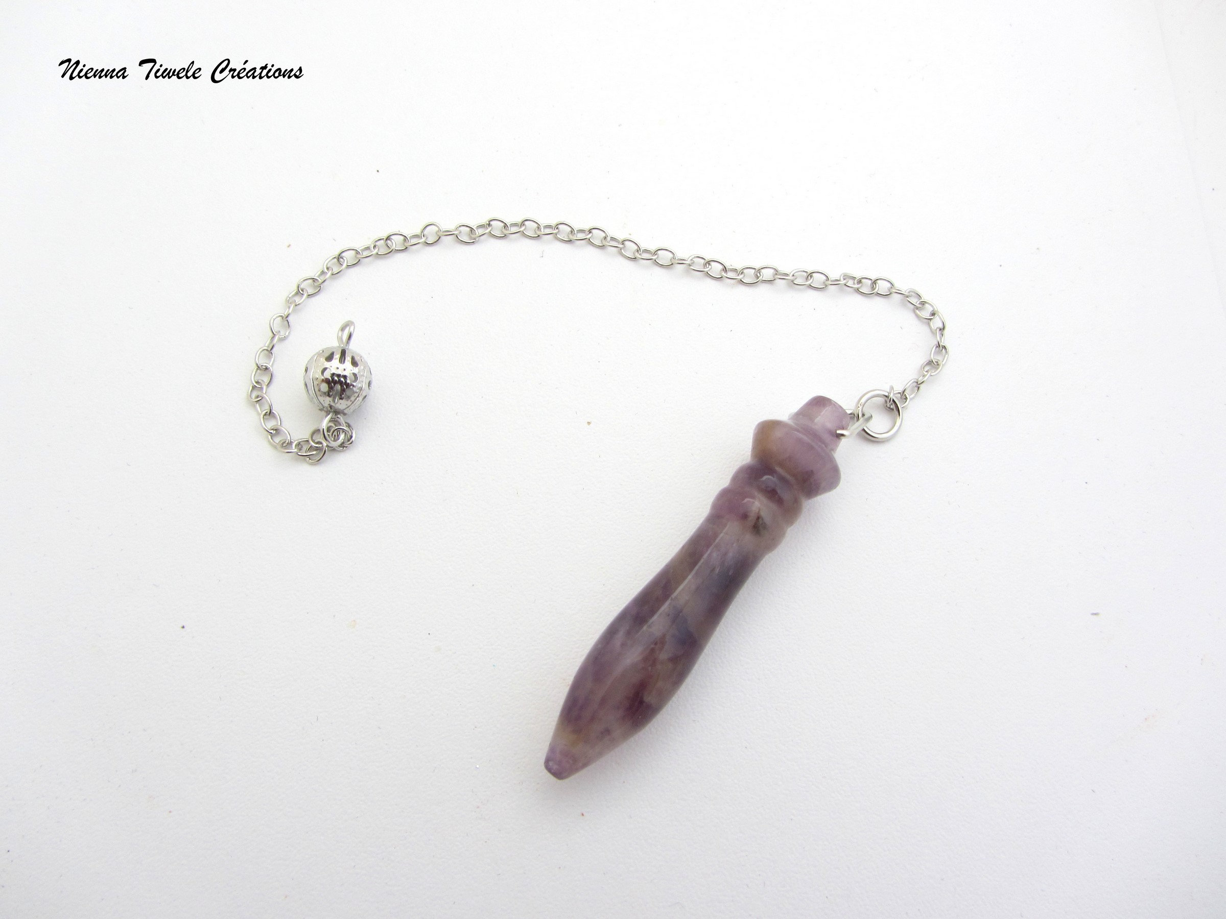 Pendule Améthyste Egyptien Thôt, Guérison Protection, Harmonie, Méditation, Pierre, Cadeau Homme, Fe