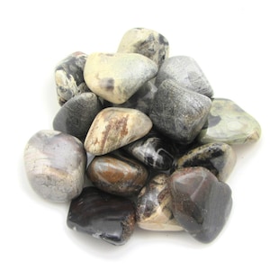 Jaspis Srebrny Liść – Naturalny Bębniony Kamień – Uziemienie, Harmonia, Stabilizacja