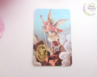 Archangel Michael Prayer Card – Holy Card with Protection Prayer, Catholic Gift