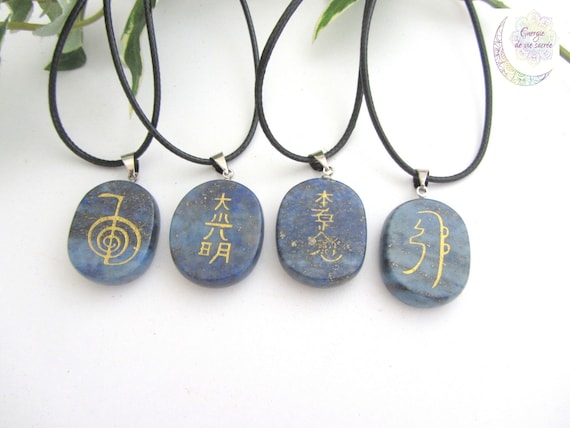 Pendentif Reiki en Lapis-Lazuli – Bijou énergétique lithothérapie