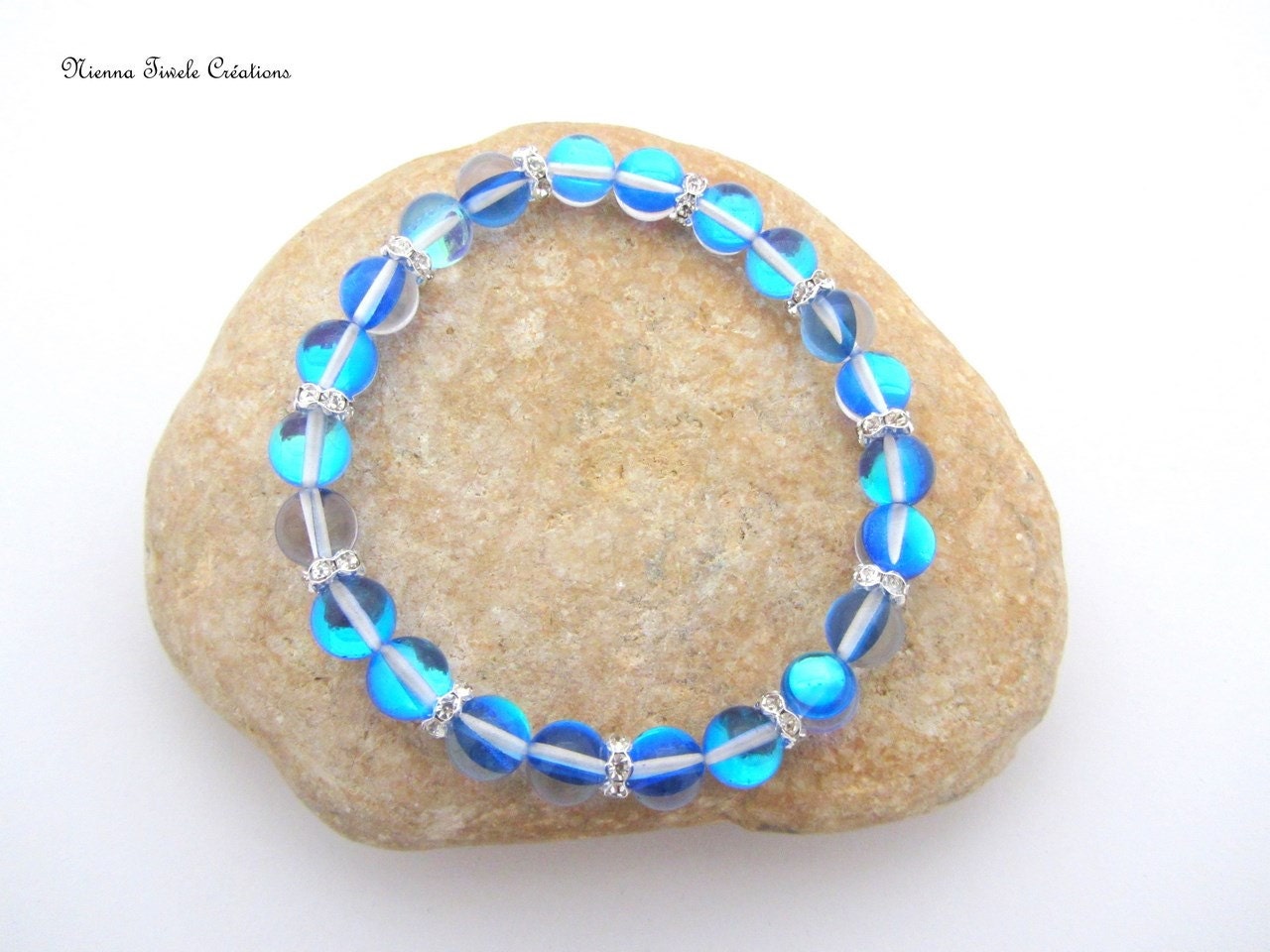 Aqua aura bracelet clearance