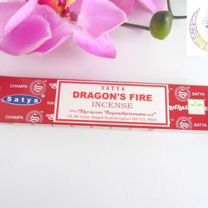 Incense dragon&#39;s fire Satya, Natural Incense from India.