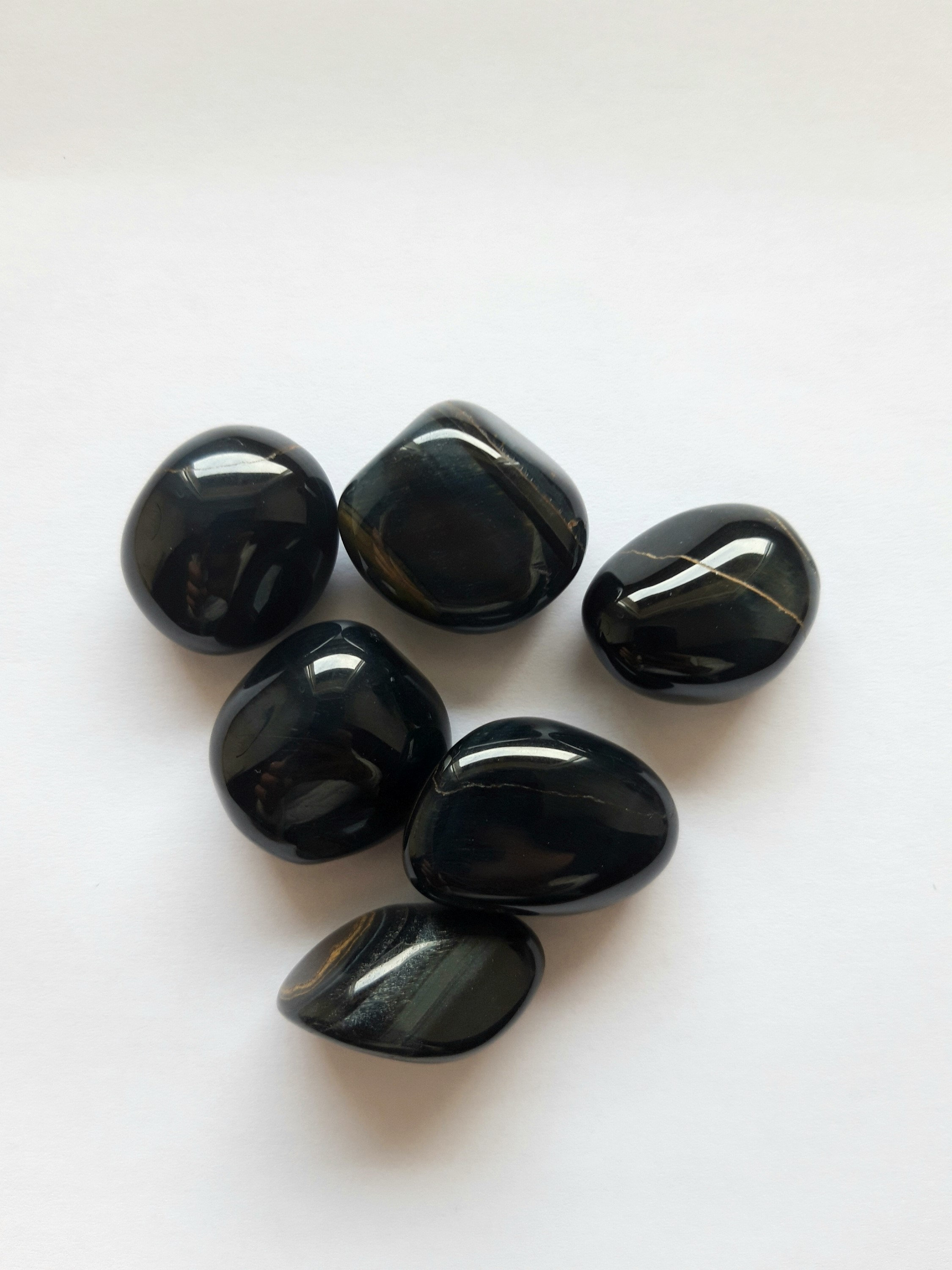 Oeil de Faucon Pierre, Qualité A, Concentration, Équilibre, Pierre Roulée