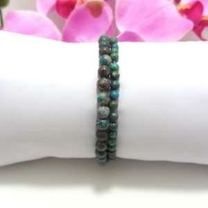 AA grade chrysocolla bracelet