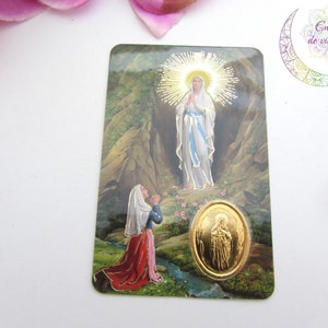 Onze Lieve Vrouw van Lourdes religieuze kaart