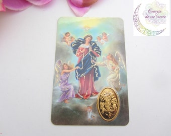 Prayer Card – Mary Undoer of Knots – Catholic Devotion – Holy Card with Prayer