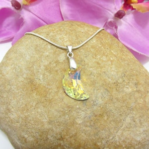 Moon crystal necklace