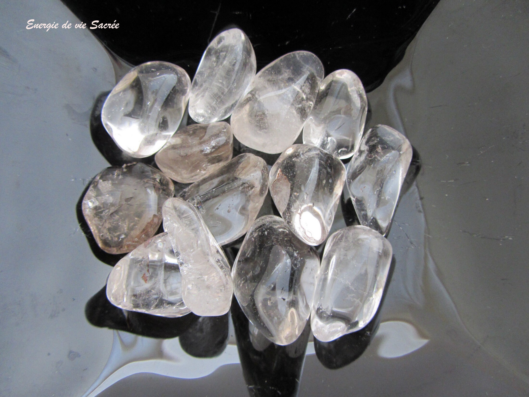 Cristal de Roche Fumé Pierre, Qualité Aa, Pierre d'apaisement et Protection