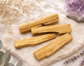 Palo Santo Natural 50g – Madera Sagrada para Quemar – Varitas para Sahumar – Incienso Natural – Meditación y Rituales Espirituales