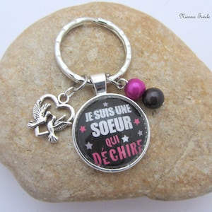 Carried key, key ring, jewelry accessories bag, i'm sister who tear, handmade jewelry