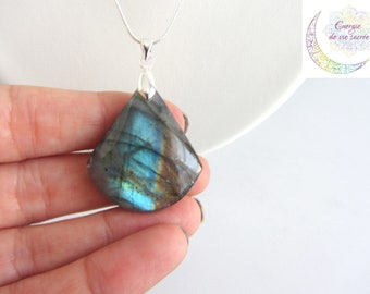 Labradorite pendant sterling silver 925 A quality