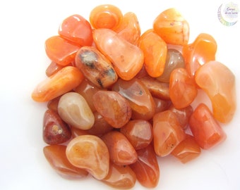 Carnelian Tumbled Stone – Natural Crystal of Vitality, Confidence and Creativity