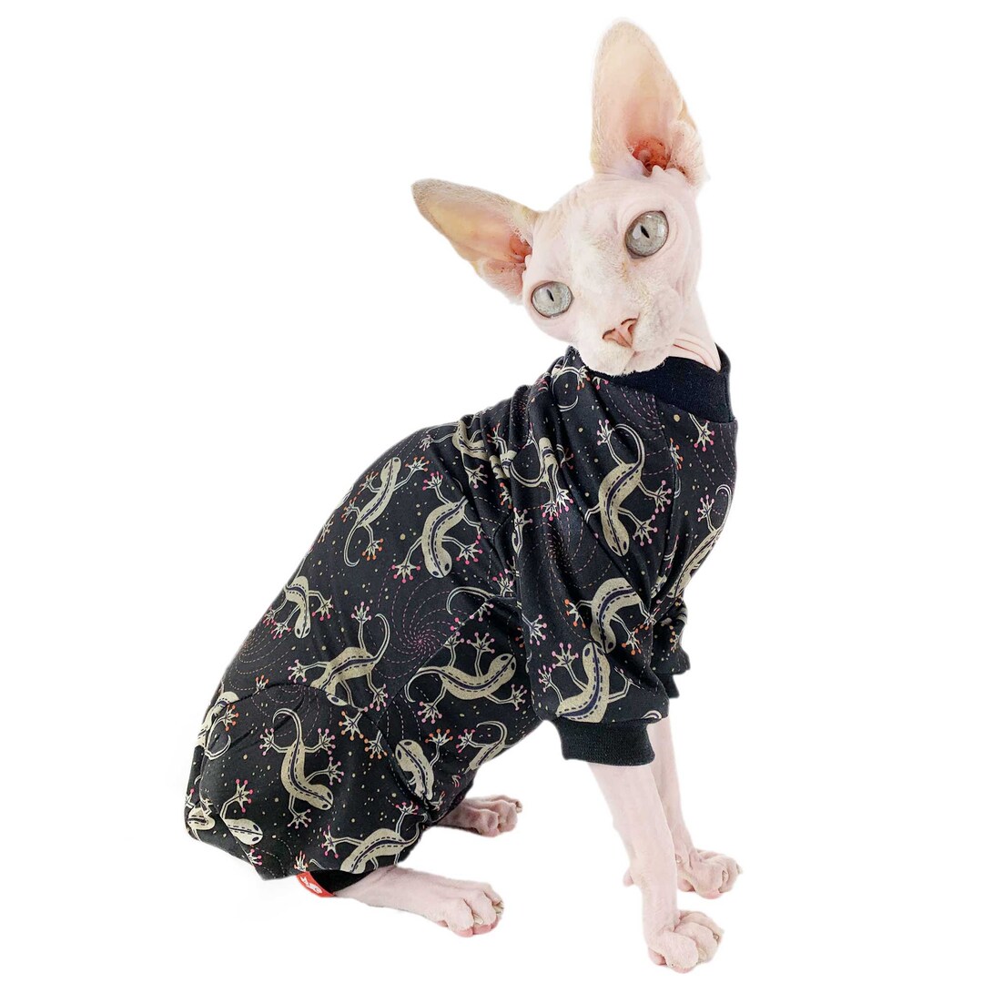 One Piece for Cat Pajama for Cat Onesie for Cat Lezard Etsy