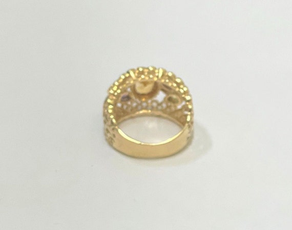 Ladies multi-stone cocktail ring set with citrine… - image 4