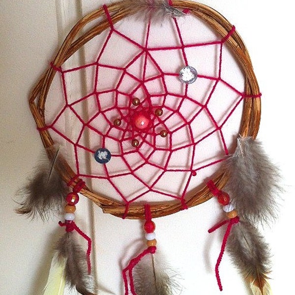 dreamcatcher, capteur de rêves, filtro de sonhos, décoration, mystic, mobile, plumes, miroir