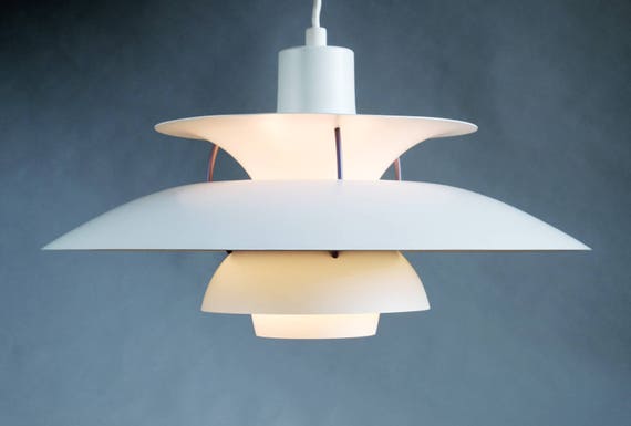 Mid-century model Ph 5 pendant lamp by Poul Henningsen for Louis Poulsen,  1960s