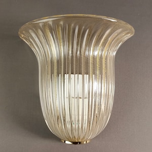 Murano art glass. Single wall lamp. Italy, 1980s.
