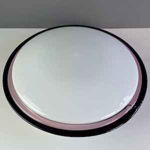 XL Murano glass ceiling lamp, vintage 1970s 46 cm diameter.