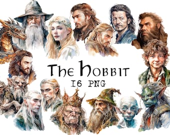 The Hobbit-Lord of the rings clipart set 16 png transparent background middle earth
