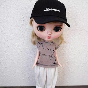 Blythe OB24 OB22 Azone Outfit T-Shirt with Pants
