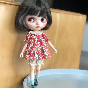 Tops with Pumpkin Pants and Socks for Blythe Pullip Azone or Similar Doll