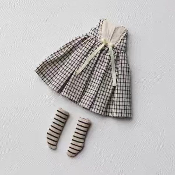 Sleeveless Dress for Blythe OB24 OB22 Body