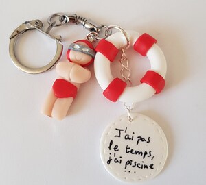 Porte-clés "Just Keep Swimming" – Cadeau Inspirant Pour Nageurs Et Nageuses, Parfait Pour Noël, Anniversaire Ou Félicitations