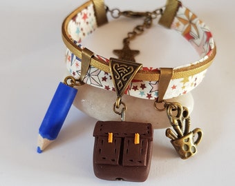 Braccialetto personalizzato, regalo per insegnante, regalo per l