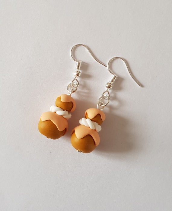 1 Par De Pendientes Para Niños De Melocotón Pendientes De S 1 Par De Pendientes Para Niños De Melocotón Pendientes De S