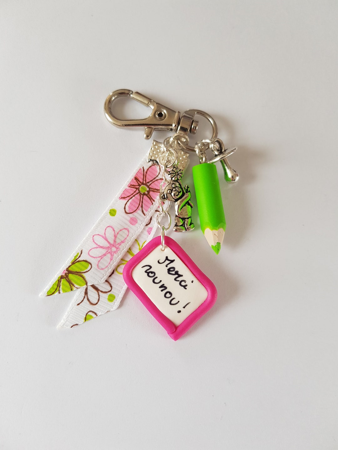 Key Rings Nanny Nanny Gift, Thank You Nanny, Nanny Key Ring, Thank You, Nanny Bag Charm ...