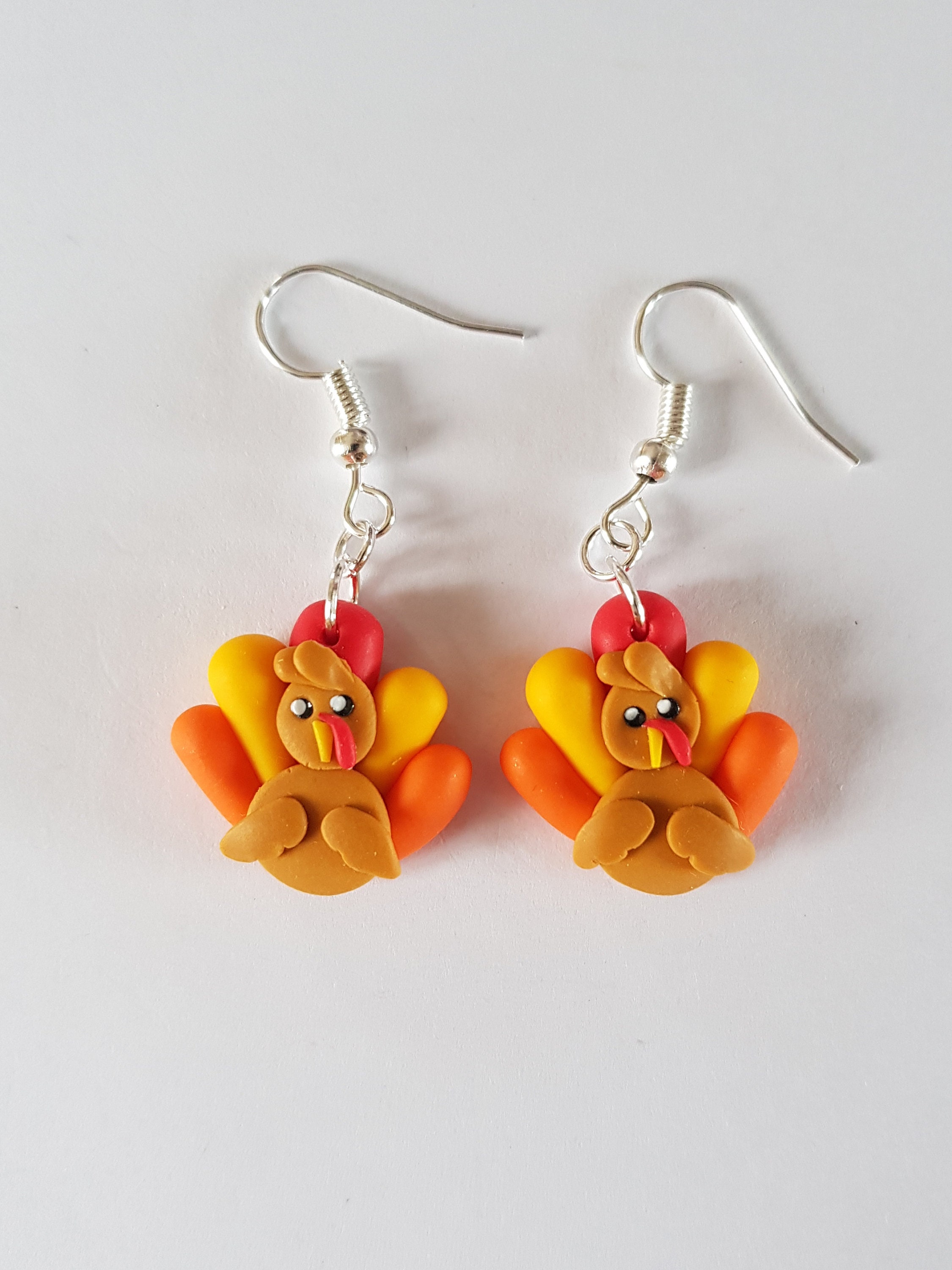 Thanksgiving Earrings Turkey Earrings Thanksgiving Jewelry - Etsy Australia