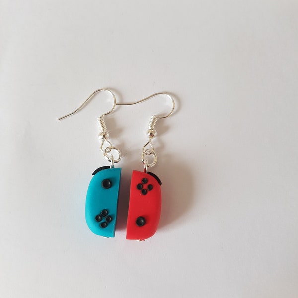 Nintendo earrings, switch, super mario, Nintendo switch, geek earrings, nintendo jewelry, nintendo controller