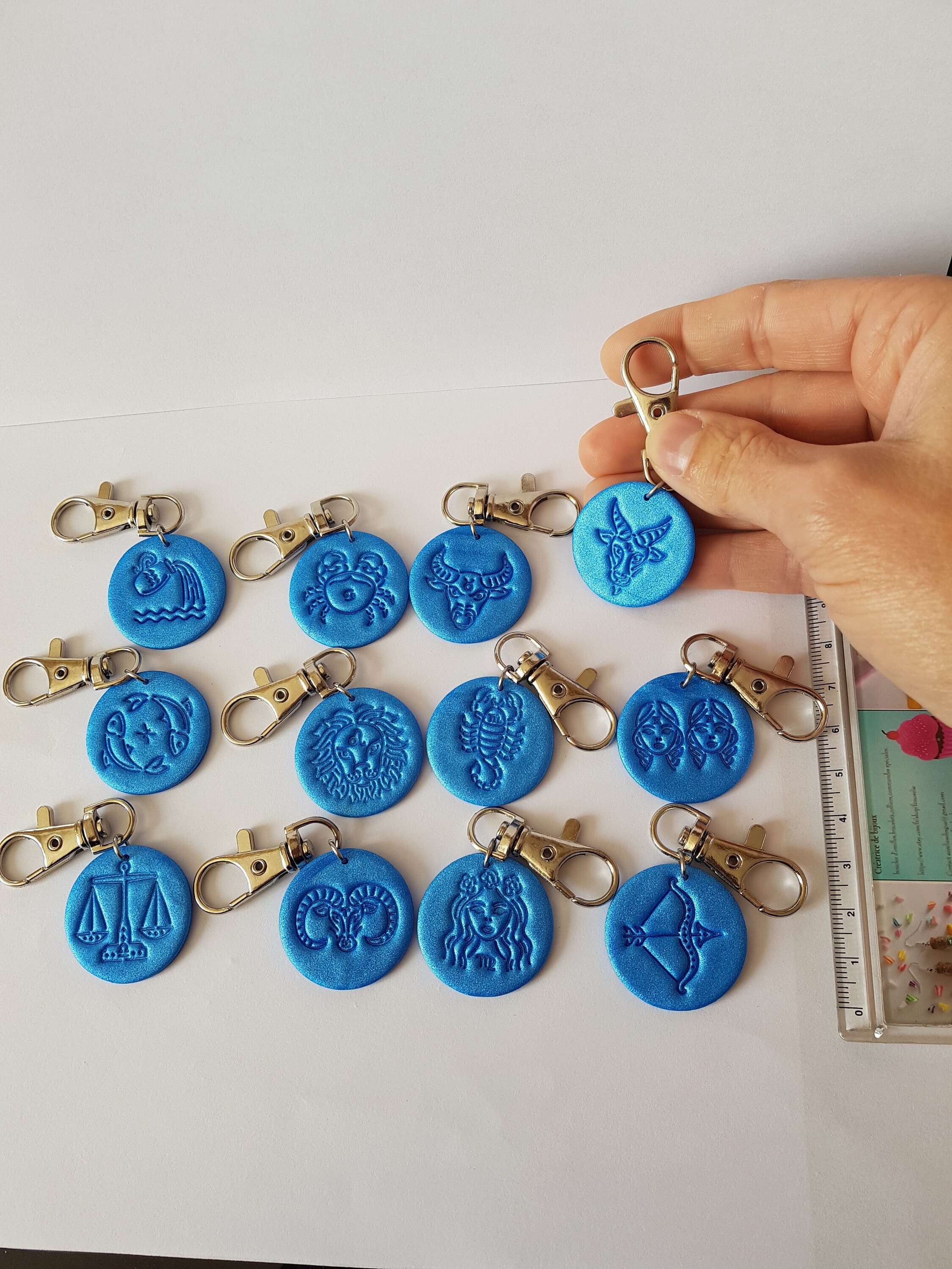 Astrological Sign Keychain, Zodiac Sign, Horoscope, Zodiac Sign ...