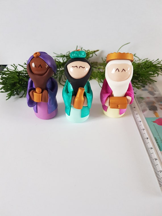 Buy Christmas Crib Figurines Characters Three Wise Men Christmas Gift Statues Christmas Crib Advent Gift Christmas Crib Online in India Etsy