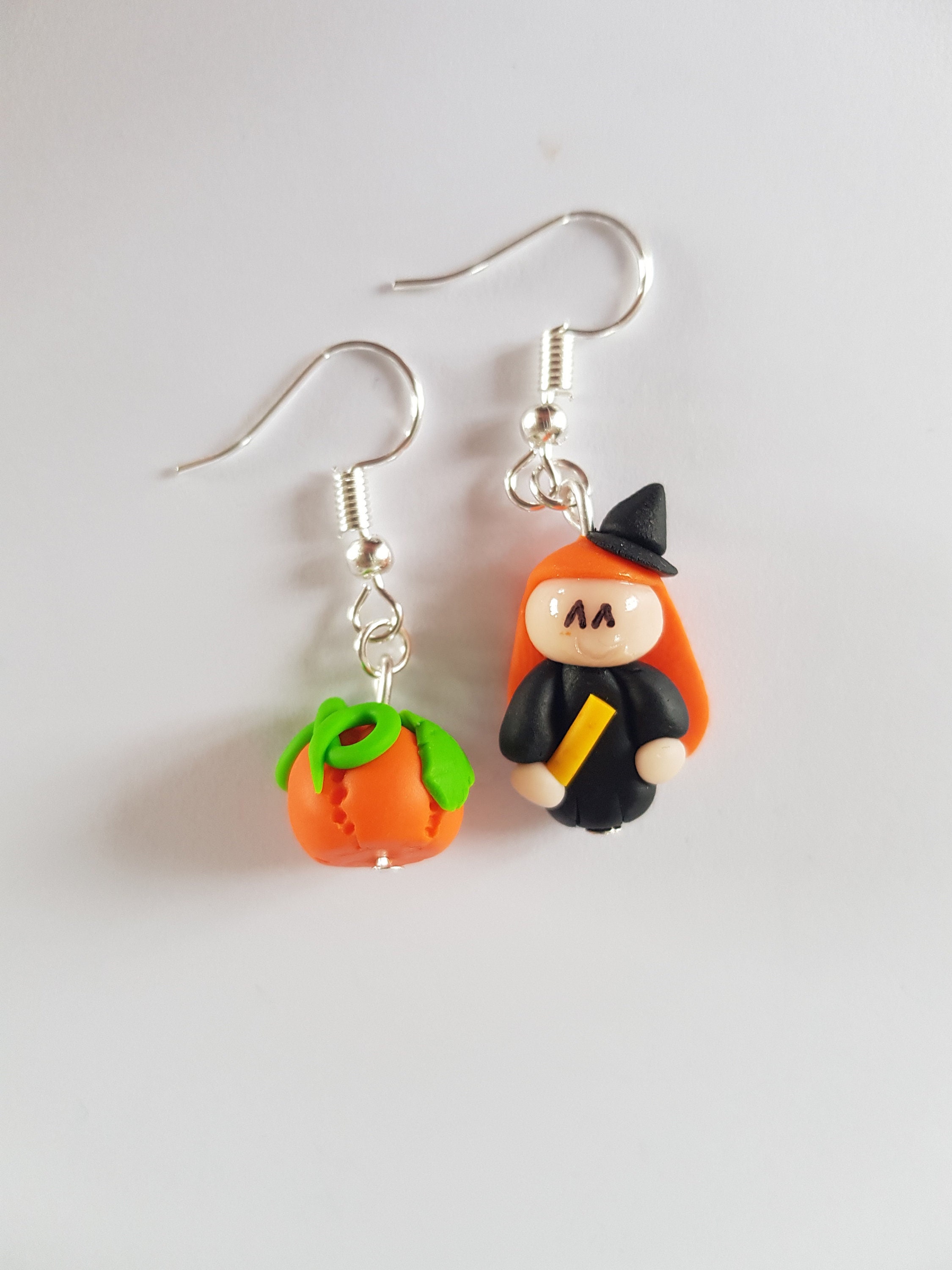 Boucles D'oreilles & Collier Citrouille Halloween - Alliage, Style Souriant, Pour Cosplay/fête