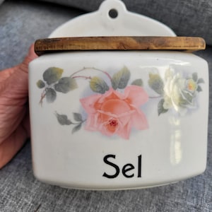 French vintage selection pot, Salt pot