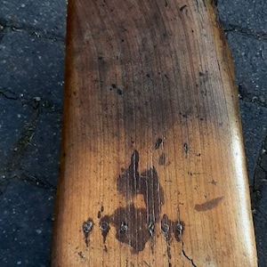 French milking stool, Antique wooden stool, Vintage stool