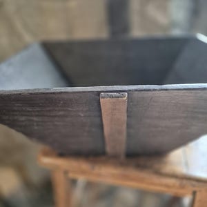 French wooden trug, Vintage trug, Vintage box, Wooden basket