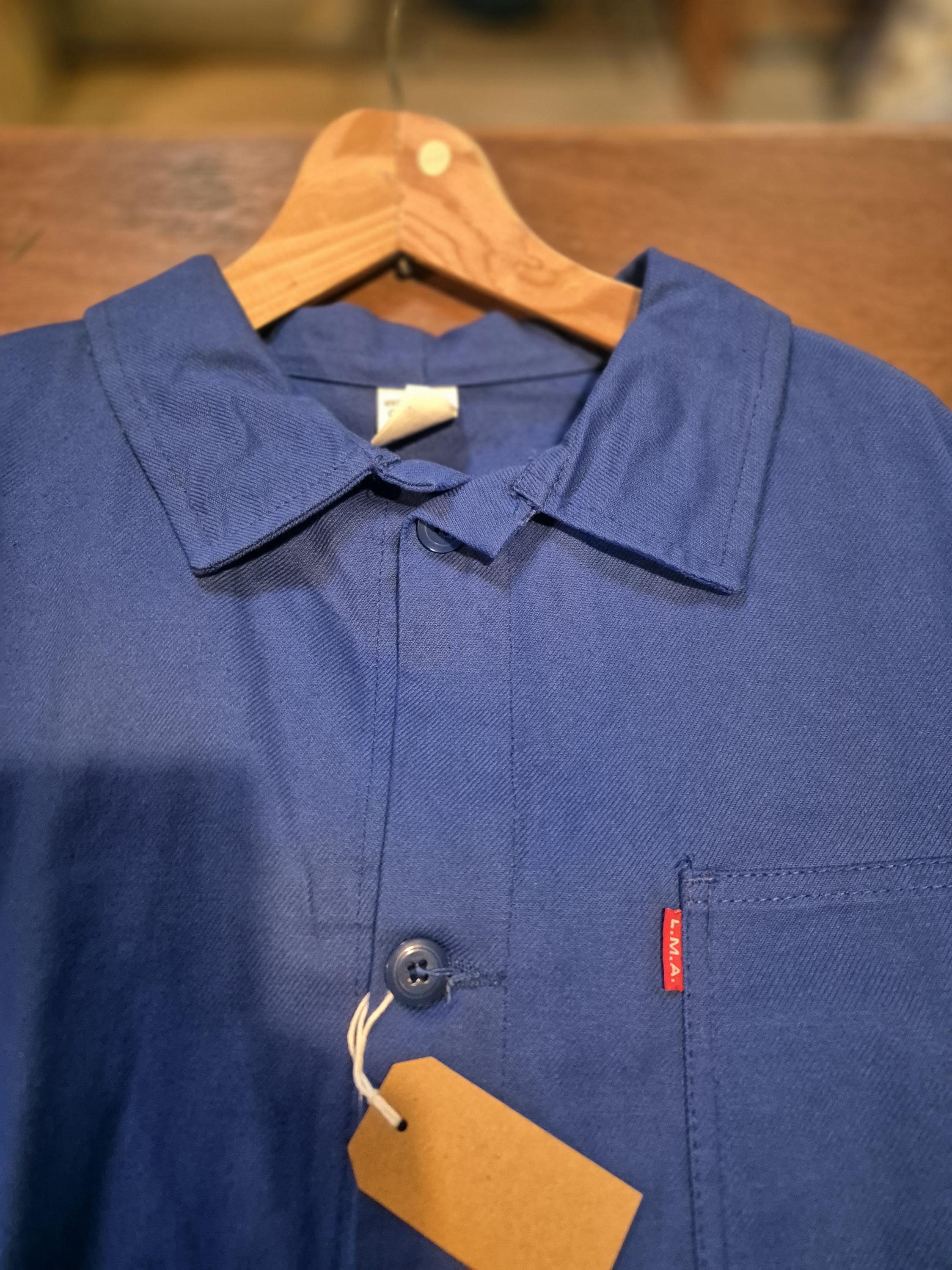 Vintage French Blue Cotton Workwear Jacket - Etsy