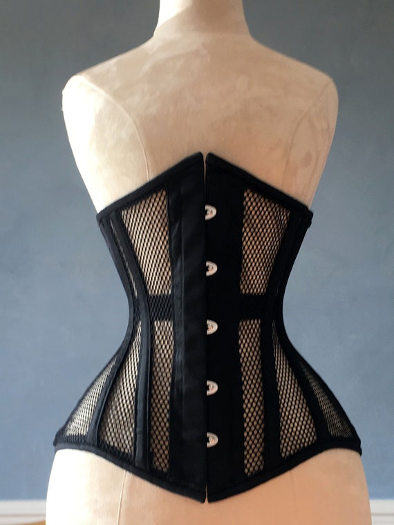 Real Double Row Steel Boned Underbust Corset From Mesh. Real Waist Training  Corset for Tight Lacing. Gothic, Steampunk Corset -  Canada