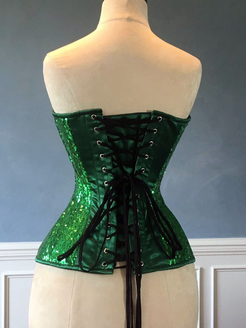 Aksel Lavender Shimmer Satin Overbust Corset main image 0