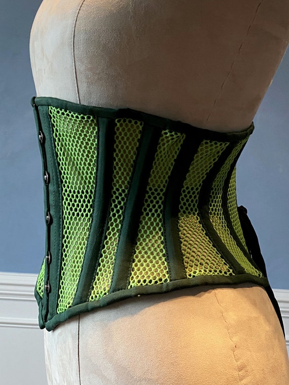 Real Steel Boned Underbust Underwear Green Corset From Transparent Mesh and  Cotton. Real Waist Training Corset for Tight Lacing. -  Norway
