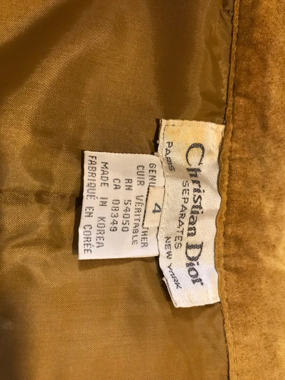 Christian Dior Suede Women's Pants - image 2