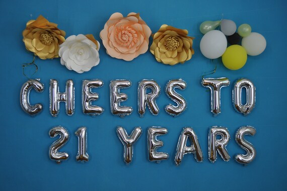 CHEERS TO 16 YEARS Balloons 16 Bunting Garland 16th Birthday Party 16 Banner decoration Dirty Thirty