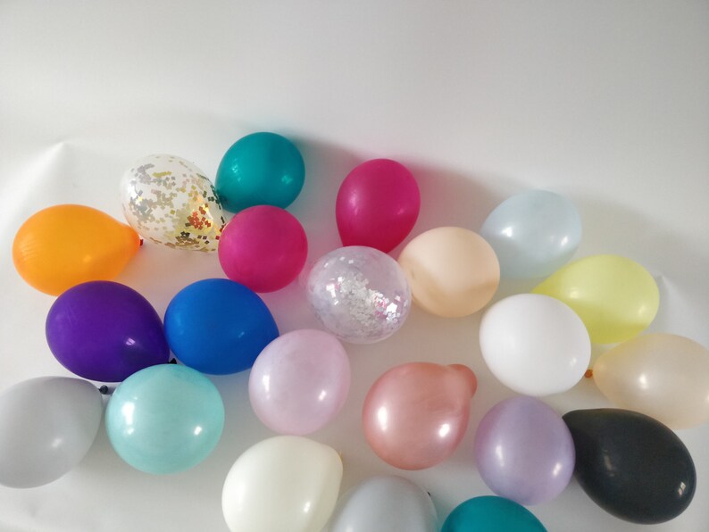Custom DIY Balloons Garland 5 Large 12 Mixed Birthday Balloons Wedding Balloons Baby Shower Hen Do