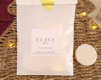 Merry Christmas wax melt disc Festive home fragrance Holiday scented gifts Stocking fillers