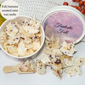 Autumn Leaf Wax Melts with Scoop: Fall Home Fragrance