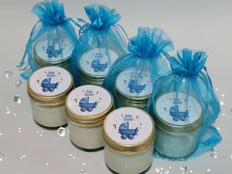 Personalised Baby Shower Favours Mini Candle Favours for Baby Etsy UK