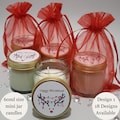 Personalised Christmas gifts Mini scented candle stocking fillers Small scented xmas gift ideas Dinner place setting name ideas Hamper gifts