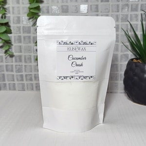 Cucumber Crush scented carpet freshener Luxury floor deodorizer powder 100g pouch Housewarming hamper gift ideas Fragrant rug freshener
